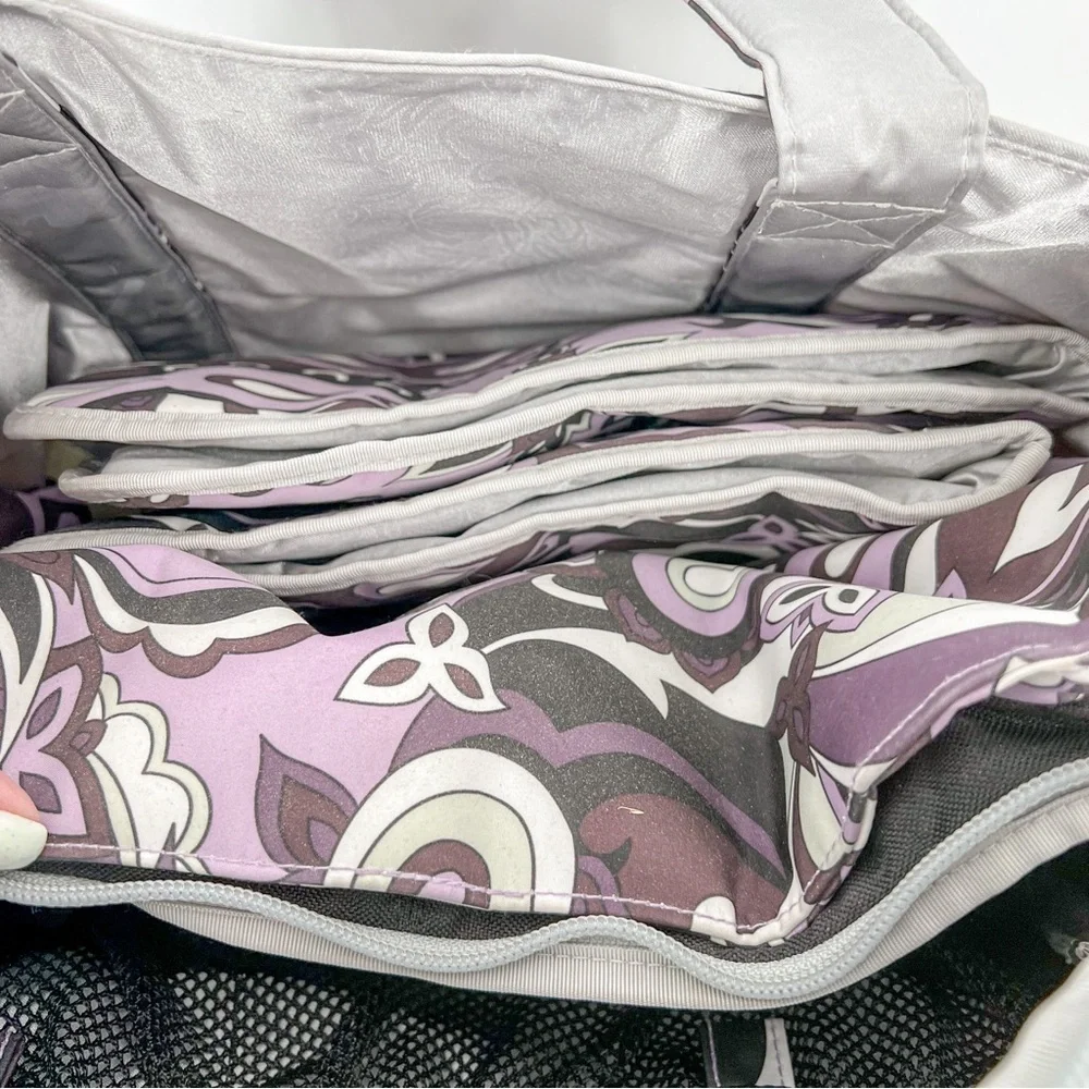 Ju Ju Be Purple Paisley Be Spicy Diaper Bag